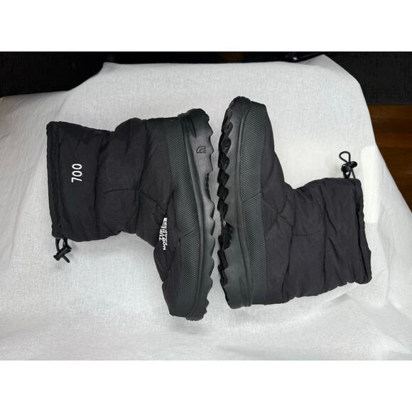 The Northface Winter Down Snow Boots Mens Black Quilted Nuptse Apres 9 main image 7